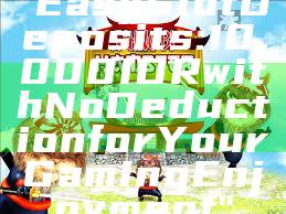 "Easy Slot Deposits: 10,000 IDR with No Deduction for Your Gaming Enjoyment"