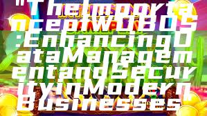 "The Importance of WDBOS: Enhancing Data Management and Security in Modern Businesses"